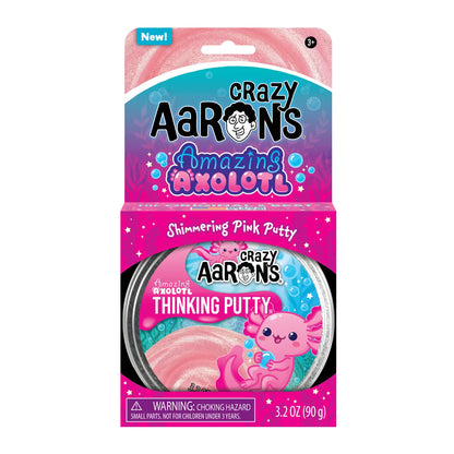 Amazing Axolotl - Full Size 4" Thinking Putty Tin