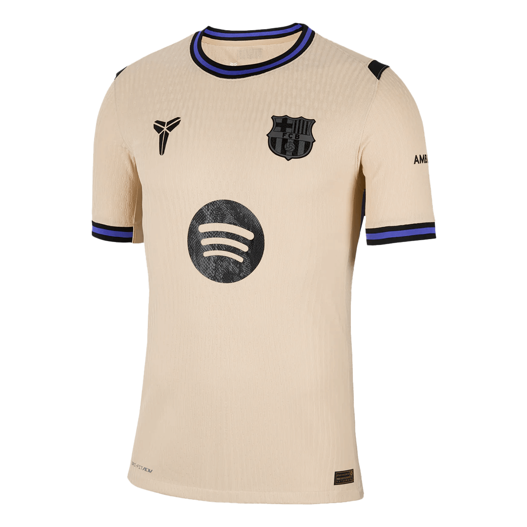 LEWANDOWSKI #9 Mens Barcelona Away Jersey 2025/26 UCL - Player Version (Slim Fit)