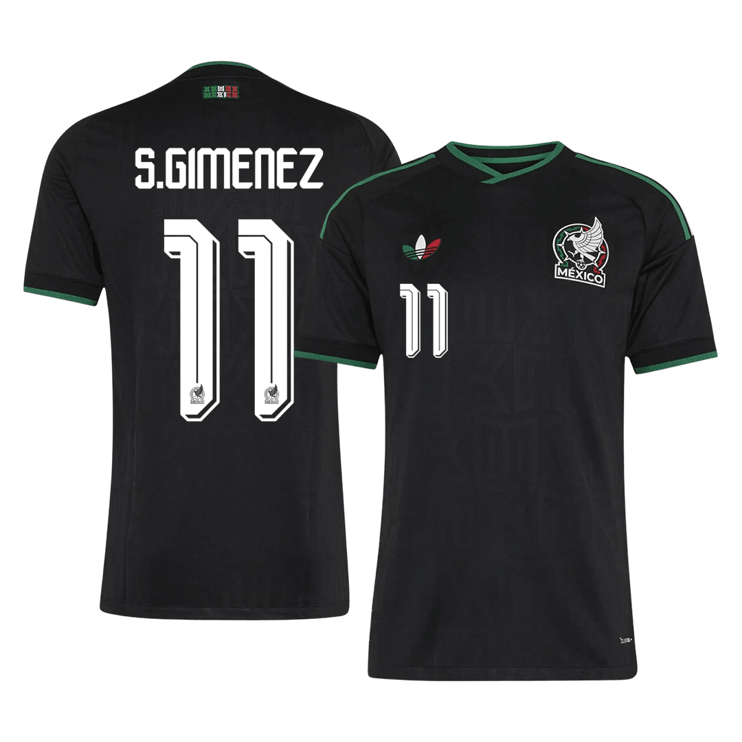 S.GIMENEZ #11 Mens Mexico World Cup Third Jersey 2026 - Player Version (Slim Fit)