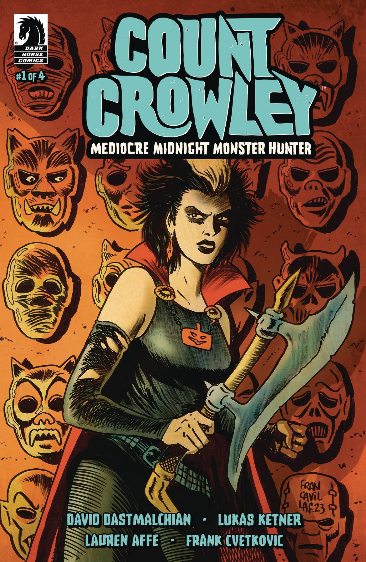 COUNT CROWLEY MEDIOCRE MIDNIGHT MONSTER HUNTER #1 CVR B