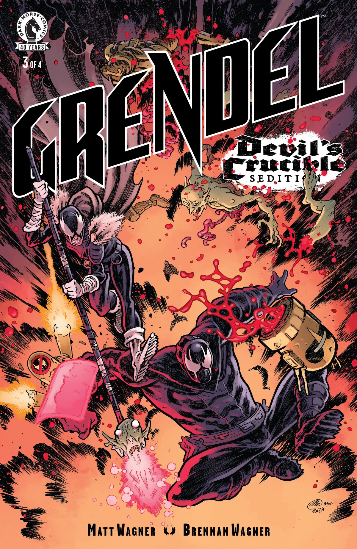 Grendel: Devil's Crucible--Sedition #3 (CVR B) (Mark Laszlo) (Release Date: 09/23/2026)