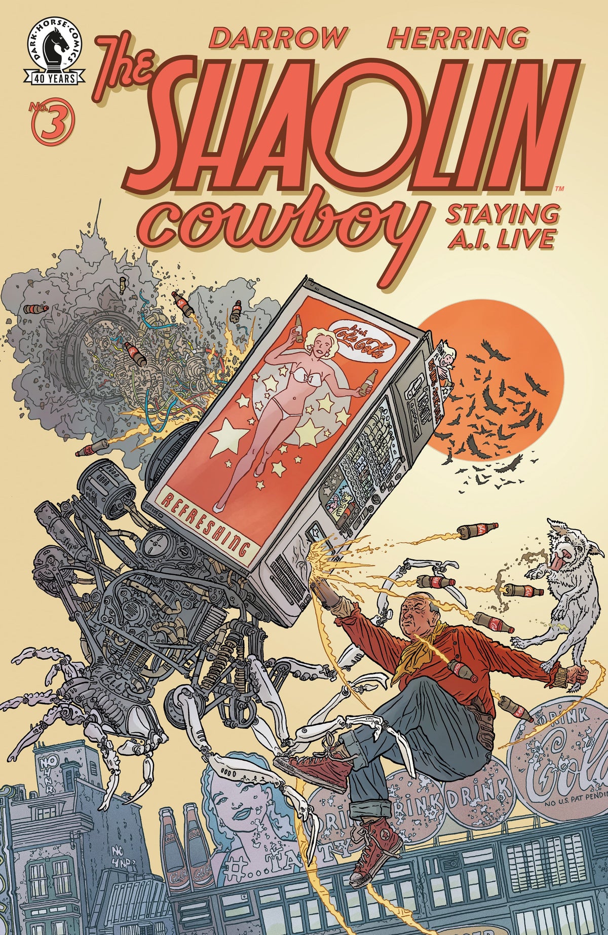 Shaolin Cowboy: Staying A.I.Live #3 (CVR A) (Geof Darrow) (Release Date: 09/16/2026)
