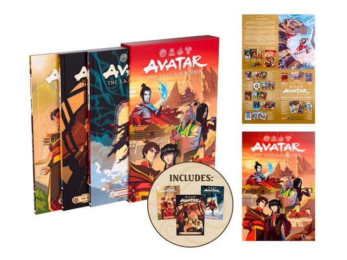 Avatar: The Last Airbender–Fire and Family Treasury Boxed Set