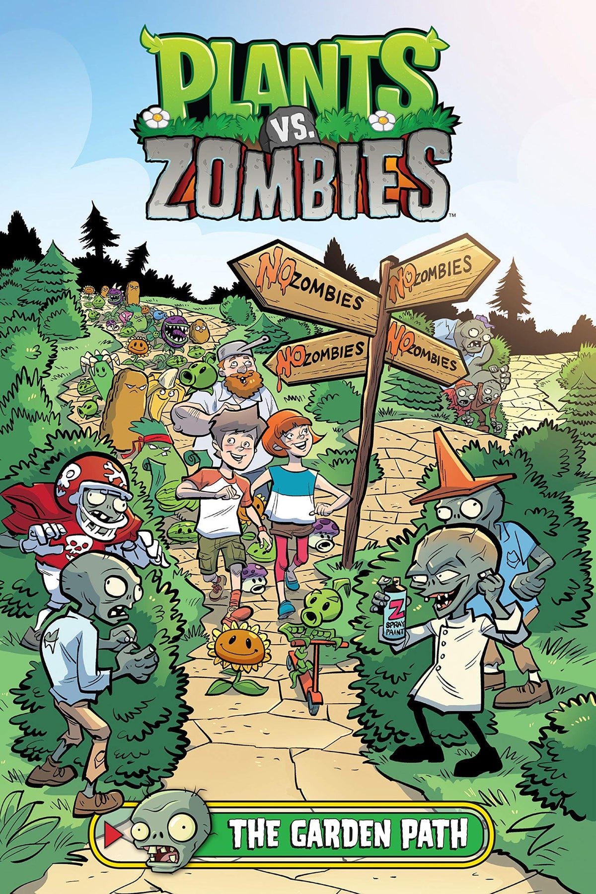 Plants Vs Zombies Garden Path HC