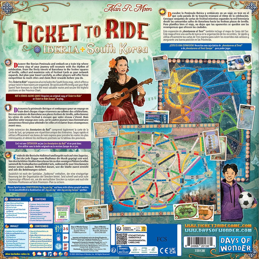Ticket to Rid Iberia & South Korea