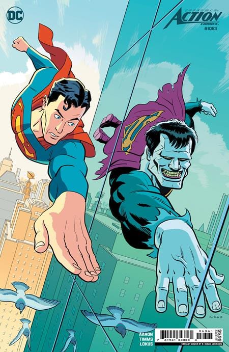 ACTION COMICS #1063 CVR D R KIKUO JOHNSON CARD STOCK VAR