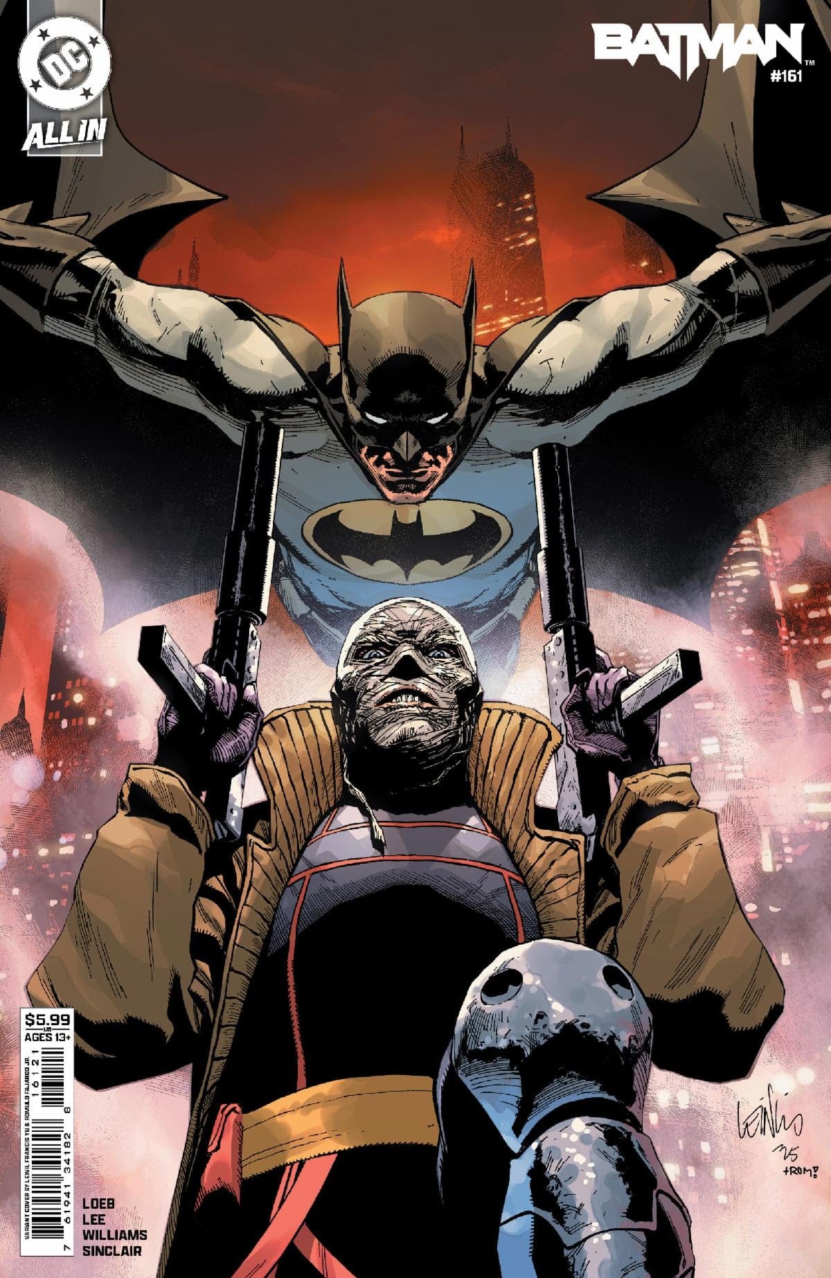 BATMAN #161 CVR B LEINIL FRANCIS YU CARD STOCK VAR