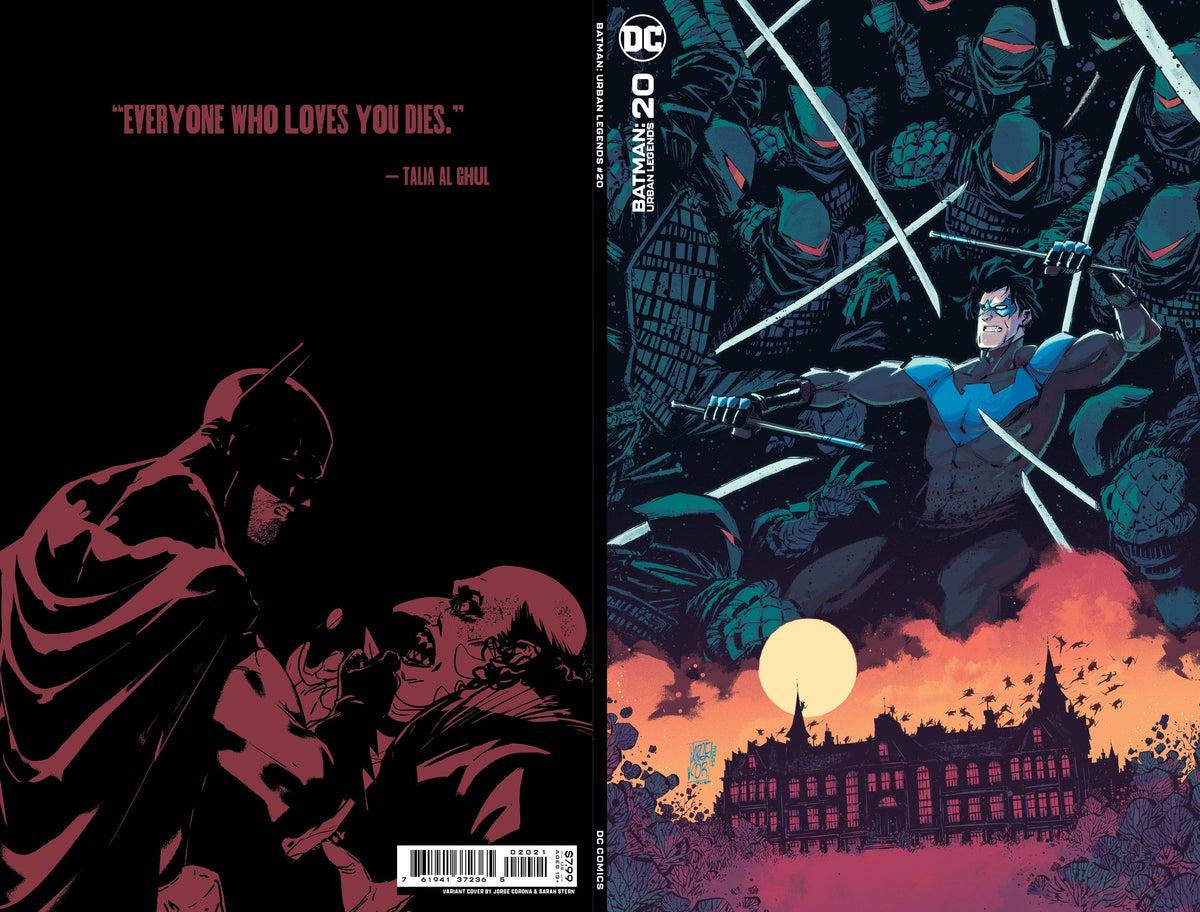 BATMAN URBAN LEGENDS #20 CVR B JORGE CORONA VAR