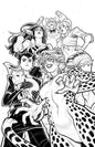 CHEETAH AND CHESHIRE ROB THE JUSTICE LEAGUE #5 (OF 6) CVR C ELIZABETH TORQUE CARD STOCK VAR