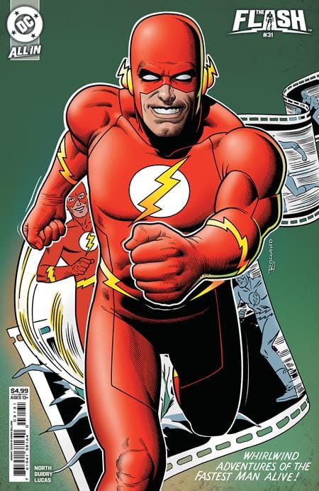 FLASH #31 CVR C BRIAN BOLLAND CARD STOCK VAR