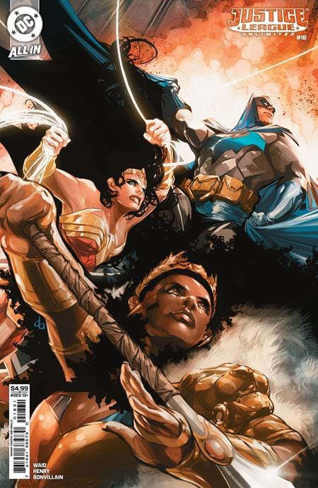 JUSTICE LEAGUE UNLIMITED #18 CVR C DON AGUILLO CARD STOCK VAR (DC K.O.)
