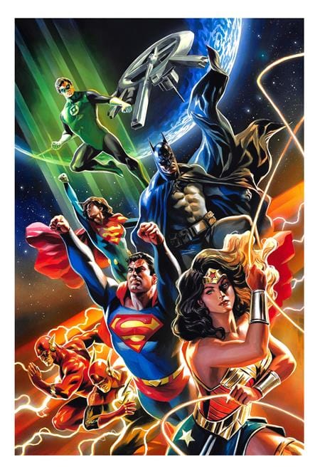 JUSTICE LEAGUE UNLIMITED #9 CVR B FELIPE MASSAFERA CARD STOCK VAR (WE ARE YESTERDAY)