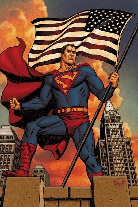 SUPERMAN THE STRANGER #1 (OF 6) CVR B DAVE JOHNSON CARD STOCK VAR (MR) (Release Date: 09/02/2026)