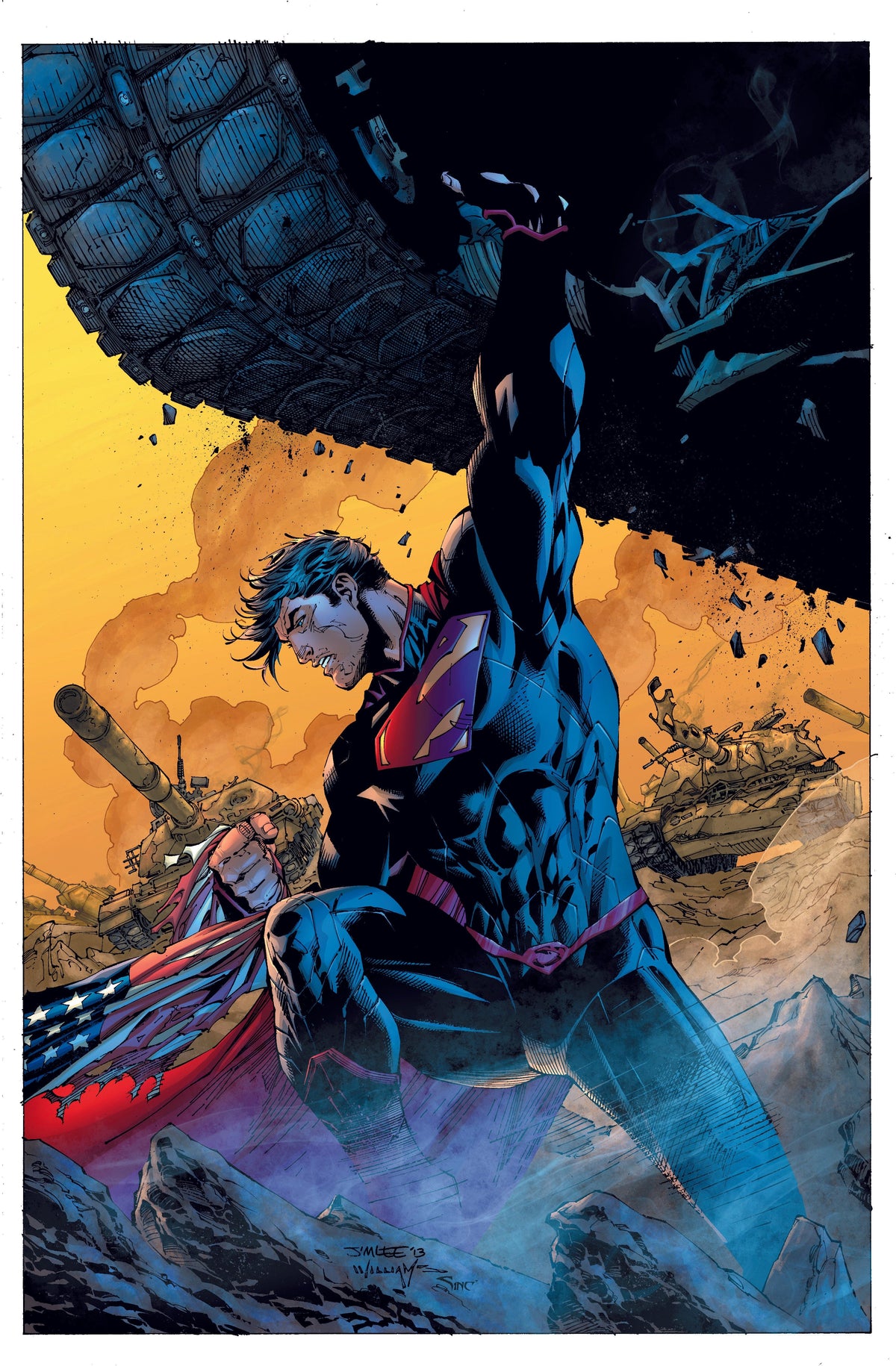 SUPERMAN DAY 2025 - SUPERMAN UNCHAINED THE DELUXE EDITION HC VARIANT DUST JACKET
