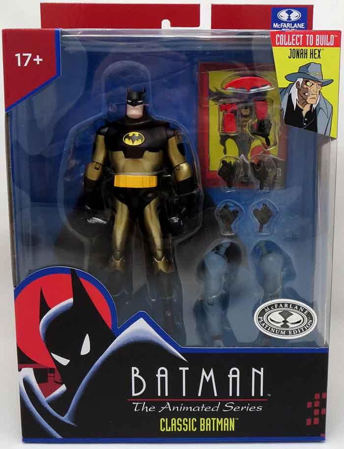 DC Direct Batman The Animated Series 6 Inch Action Figure BAF Jonah Hex Exclusive - Classic Batman Platinum