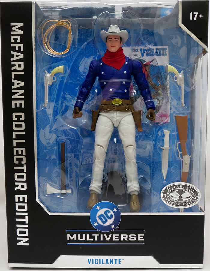 DC Multiverse All-Star Squadron 7 Inch Action Figure Collector Edition Exclusive - Vigilante Platinum