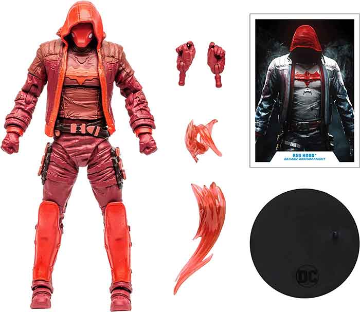 DC Multiverse 7 Inch Action Figure Arkham Night Exclusive - Red Hood Gold Label
