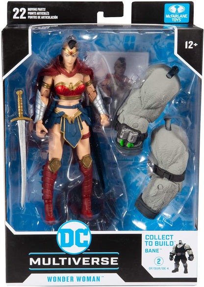 DC Multiverse 7 Inch Action Figure BAF Bane - Wonder Woman (Sub-Standard Packaging)