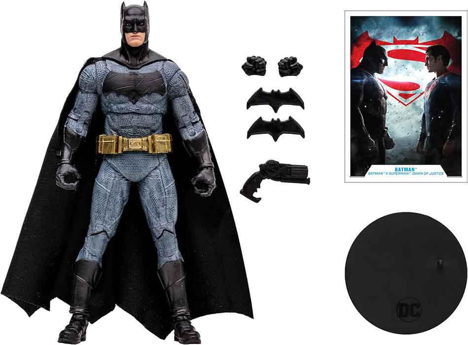 DC Multiverse Batman V Superman Dawn Of Justice 7 Inch Action Figure - Batman (Ben Affleck) (Sub-Standard Packaging)