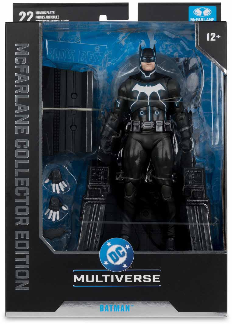 DC Multiverse Collector 6 Inch Action Figure Darkseid War - Batman with Mobius Chair
