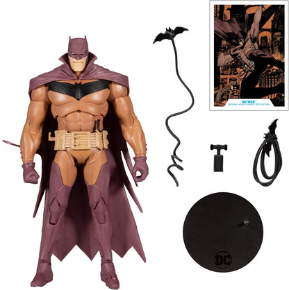 McFarlane DC Multiverse 7 Inch Action Figure Comic Series Exclusive - White Knight Batman Red Variant