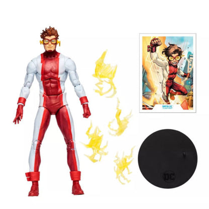 DC Multiverse Comics 7 Inch Action Figure Teen Titans Exclusive - Impulse (Gold Label)