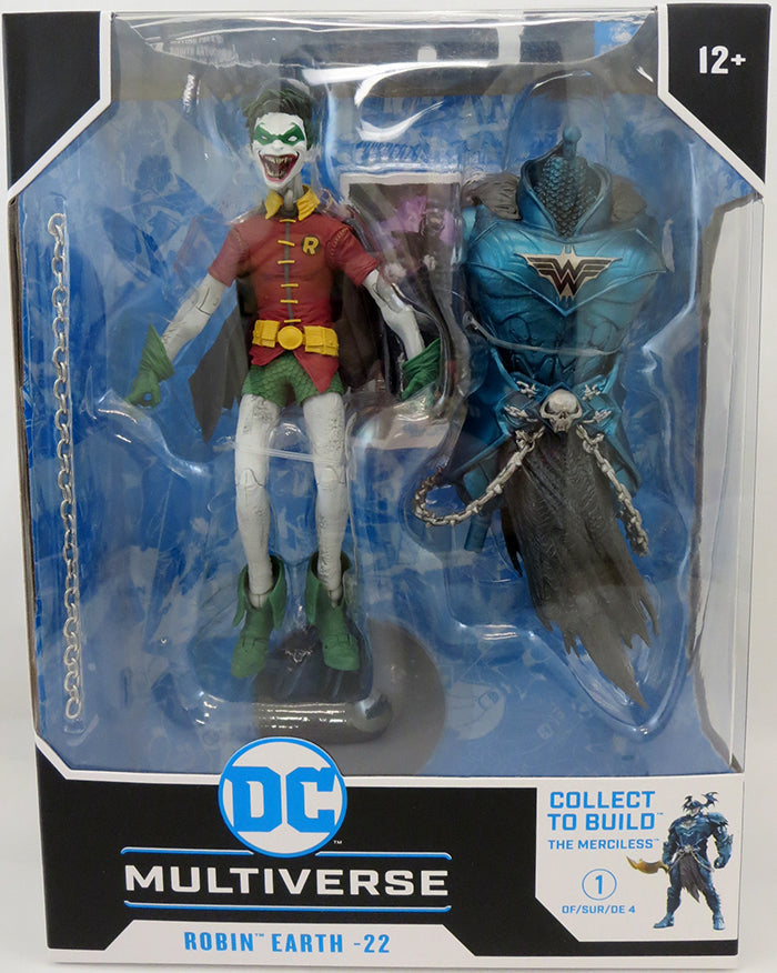 DC Multiverse Dark Nights Metal 7 Inch Action Figure BAF The Merciless - Robin Crow Earth-22 (Random Head) (Sub-Standard Packaging)