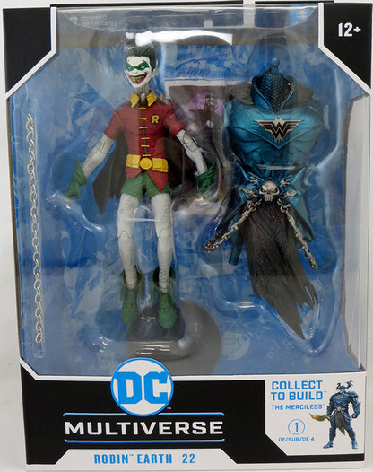 DC Multiverse Dark Nights Metal 7 Inch Action Figure BAF The Merciless - Robin Crow Earth-22 (Random Head) (Sub-Standard Packaging)