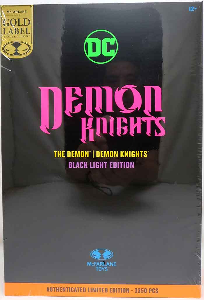 DC Multiverse Demon Knights 7 Inch Action Figure Exclusive - Black Light The Demon Gold Label
