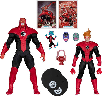 DC Multiverse Green Lantern 7 Inch Action Figure 2-Pack - Atrocitus and Red Lantern Corps
