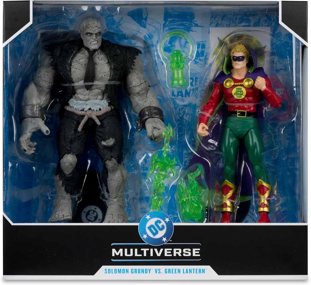 DC Multiverse JSA 7 Inch Action Figure 2-Pack - Solomon Grundy vs Green Lantern