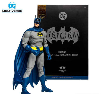 DC Multiverse Knightfall 30th Anniversary 7 Inch Action Figure SDCC Exclusive - Knightfall Batman Gold Label