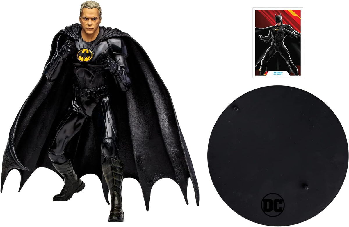 DC Multiverse Movie 12 Inch Statue Figure Flash - Batman Unmasked Gold Label (Shelf Wear Packaging)