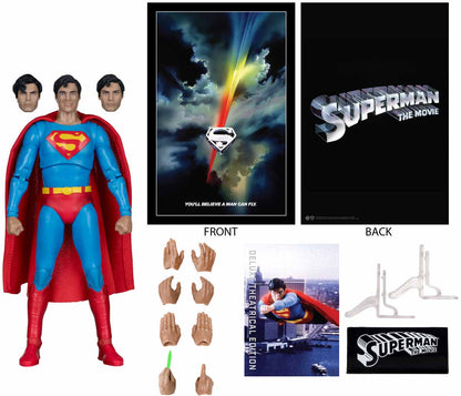 DC Multiverse Superman The Movie 1978 7 Inch Action Figure Theatrical Edition - Superman