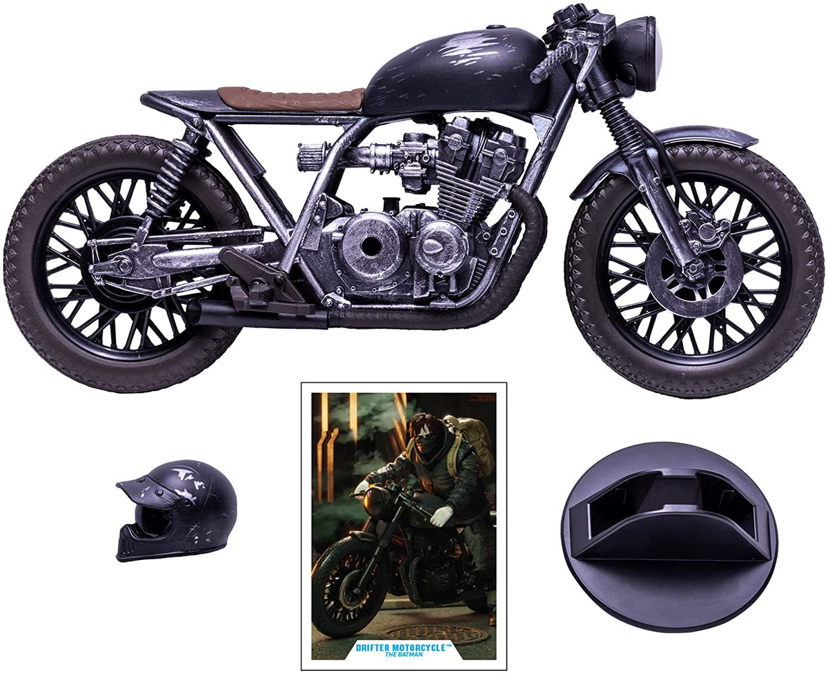 DC Multiverse Movie 7 Inch Vehicle Figure The Batman Wave 1 - Drifter Motorcycle