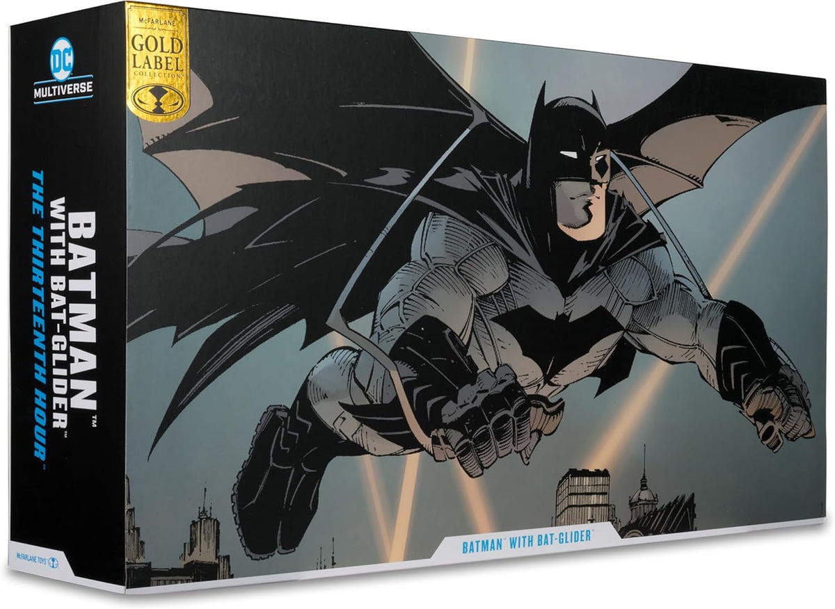DC Multiverse The Thirteenth Hour 7 Inch Action Figure Exclusive - Batman with Bat-Glider Gold Label (Shelf Wear Packaging)