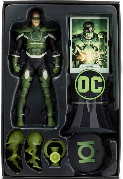 DC Multiverse Zero Hour Crisis In Time 7 Inch Action Figure Exclusive - Parallax Glow In the Dark Gold Label (Shelf Wear Packaging)