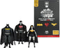 DC Super Powers Trinity Pack 4 Inch Action Figure Exclusive - Batman, Superman & Wonder Woman Black & White Accent Edition Gold Label