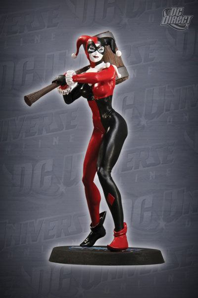 DC Universe Online 7 Inch Statue Figure - Harley Quinn (Previously Opened Sub-Standard Packaging)