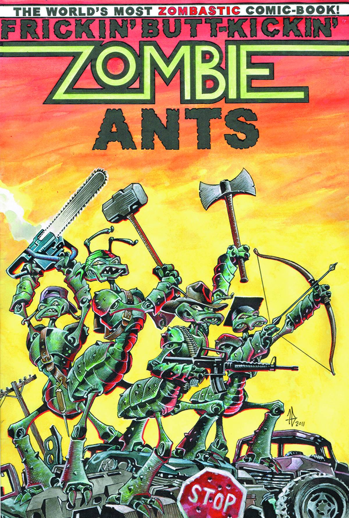FRICKIN BUTT KICKIN ZOMBIE ANTS GN VOL 01