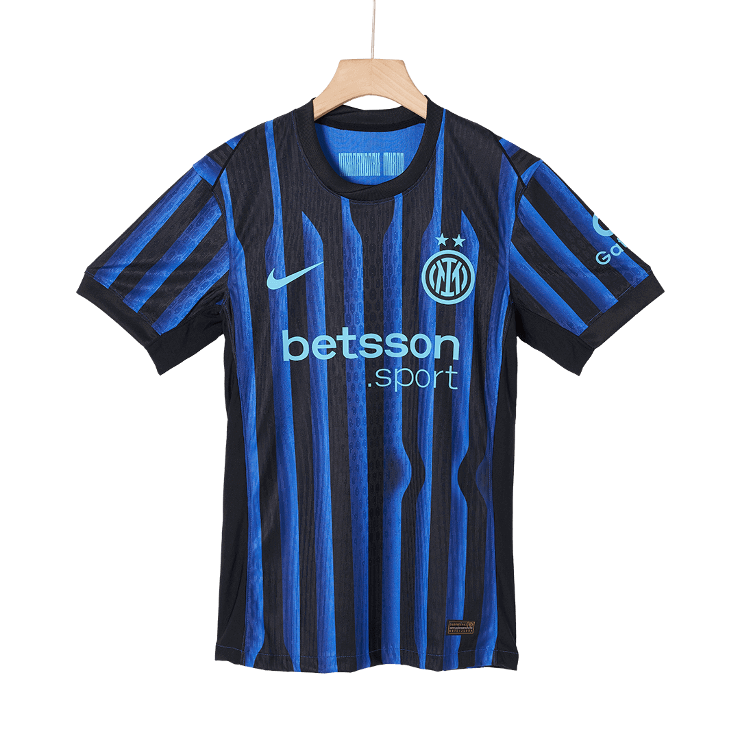 DUMFRIES #2 Mens Inter Milan Home Jersey 2025/26 - Player Version (Slim Fit)