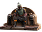 Premier Collection: Star Wars - Boba Fett on Throne (Mandalorian)