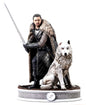 Gallery Diorama: Game of Thrones - Jon Snow with Direwolf