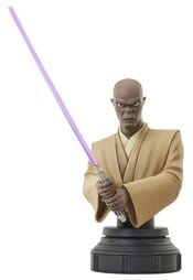Gentle Giant Ltd.: Star Wars - Mace Windu 1:7 Scale Mini-Bust (Clone Wars))