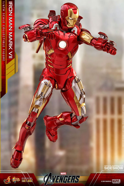 Die Cast The Avengers 12 Inch Action Figure Movie Masterpiece 1/6 Scale Series - Iron Man Mark VII Hot Toys 903752