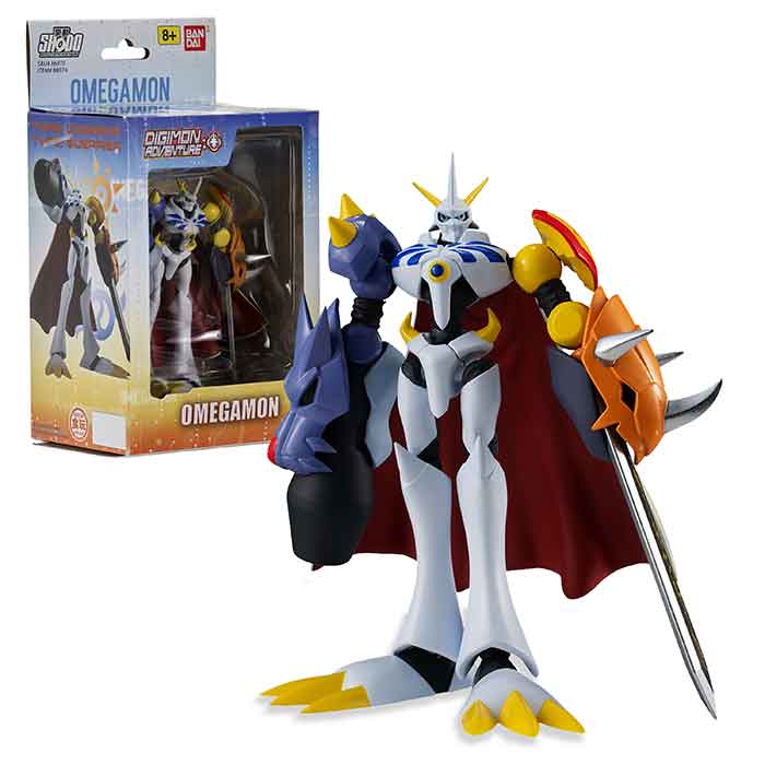 Digimon Adventure 3.75 Inch Static Figure Shodo - Omegamon (Shelf Wear Packaging)