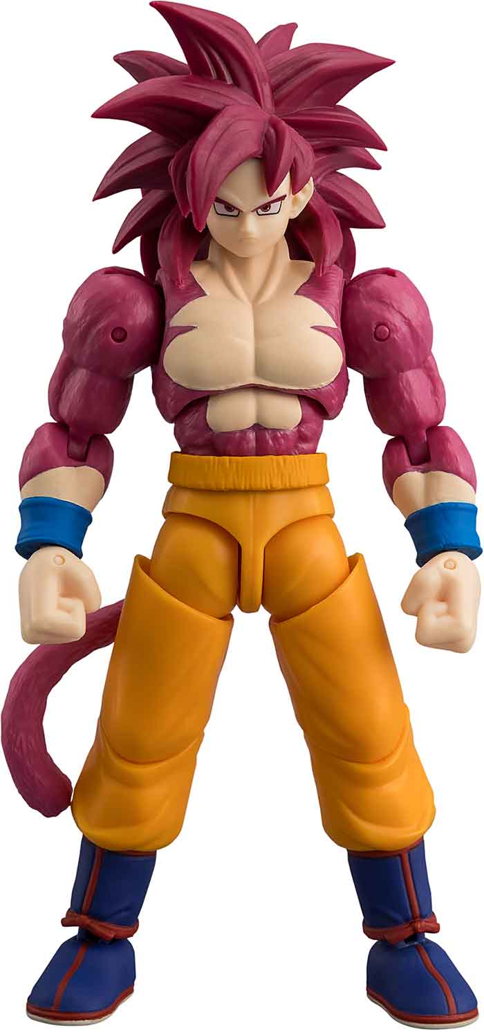 Dragonball Daima 5 Inch Action Figure Evolve - Super Saiyan 4 Goku