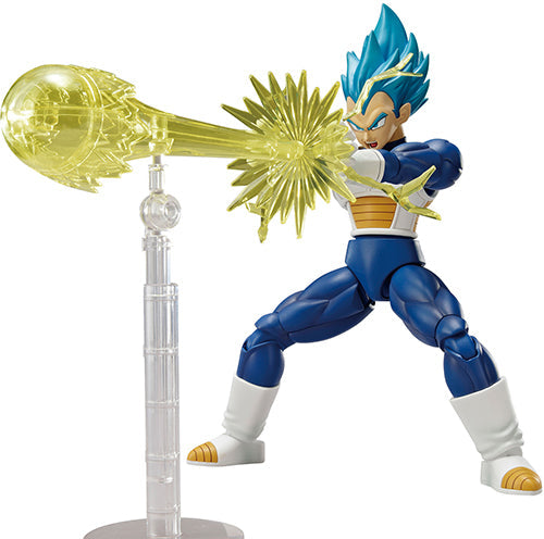 Dragonball Super 5 Inch Action Figure Model Kit - Super Saiyan Blue Vegeta Special Color (Non Mint Previously Opened Packaging)