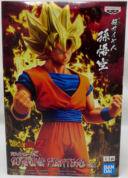 Dragonball Z 7 Inch Static Figure Burning Fighters - Goku V1 (Shelf Wear Packaging)