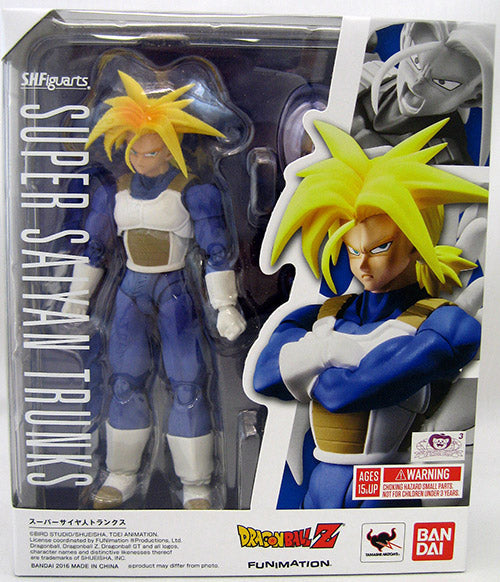 Dragonball Z 6 Inch Action Figure S.H. Figuarts - Super Saiyan Trunks (Shelf Wear Packaging)